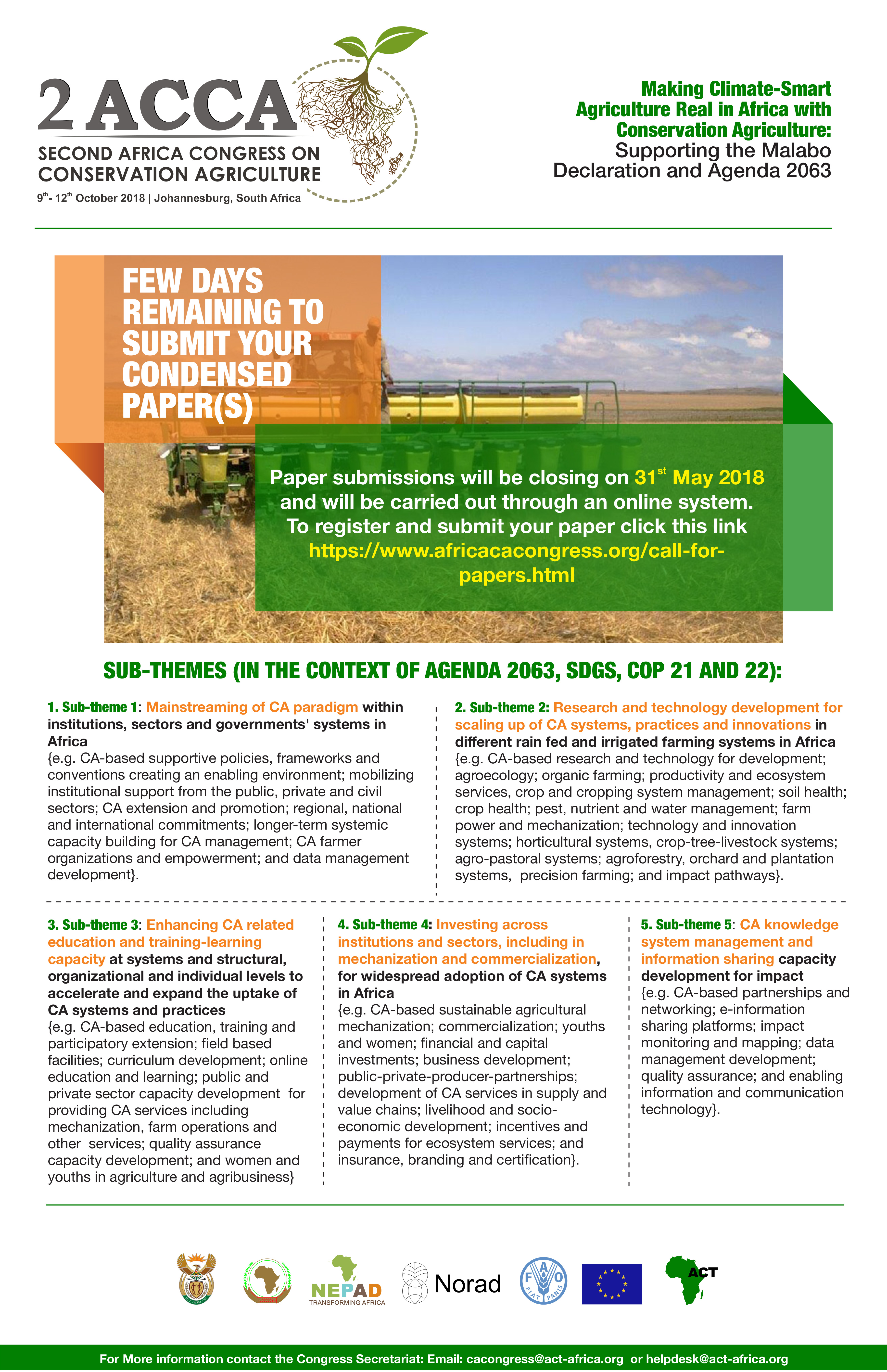 Few Days Remaining To Submit Your Condensed Papers